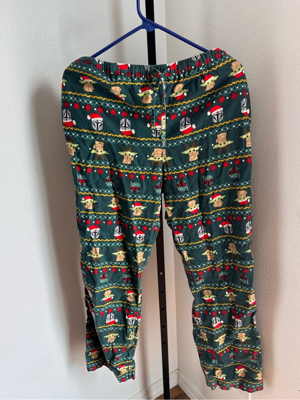 Hanna Anderson size large Star Wars flannel yoda pajama pants